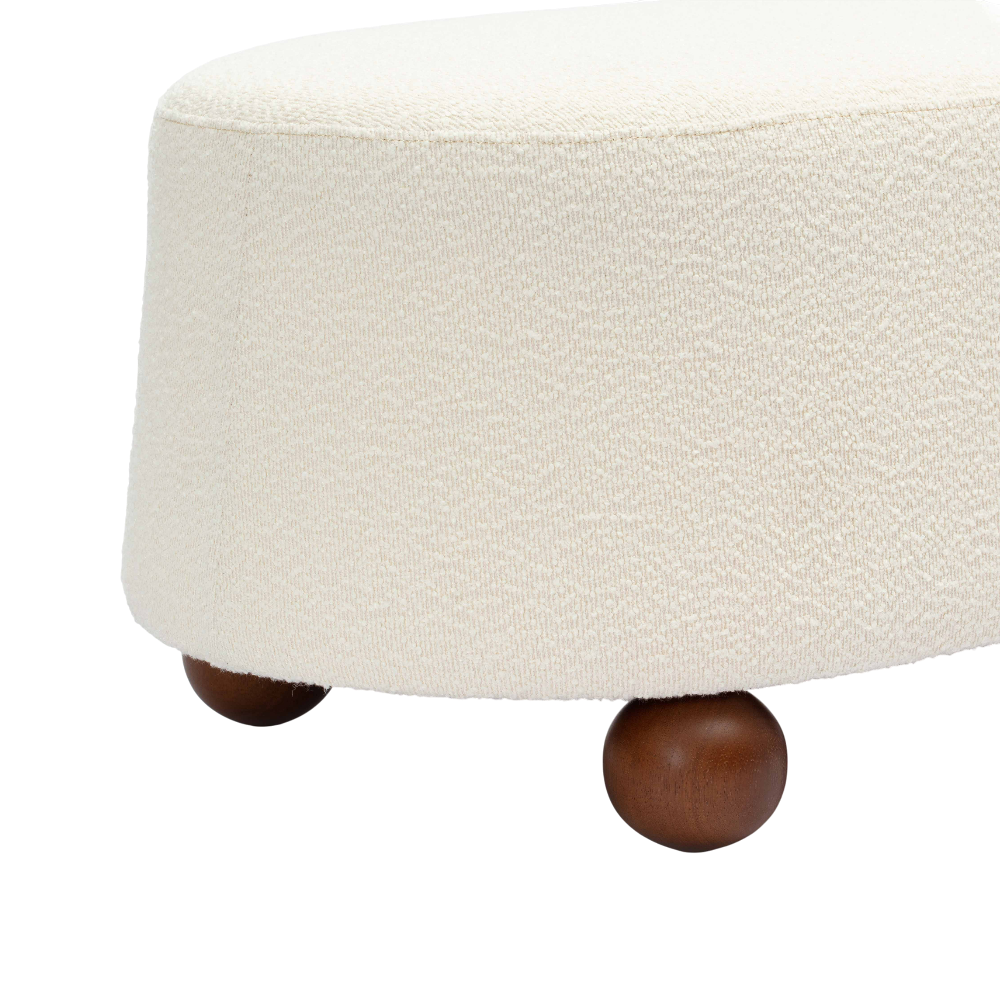 Mell Bench Cream Boucle