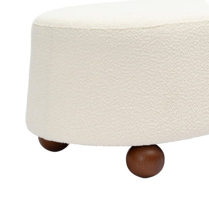 Mell Bench Cream Boucle
