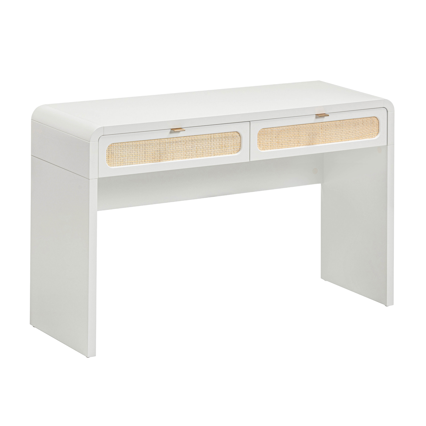 Marshy Rattan 2 Drawer Desk