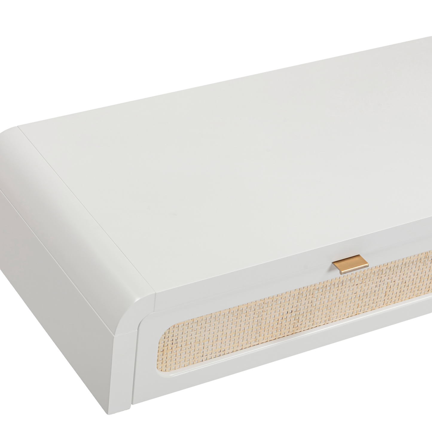 Marshy Rattan 2 Drawer Desk