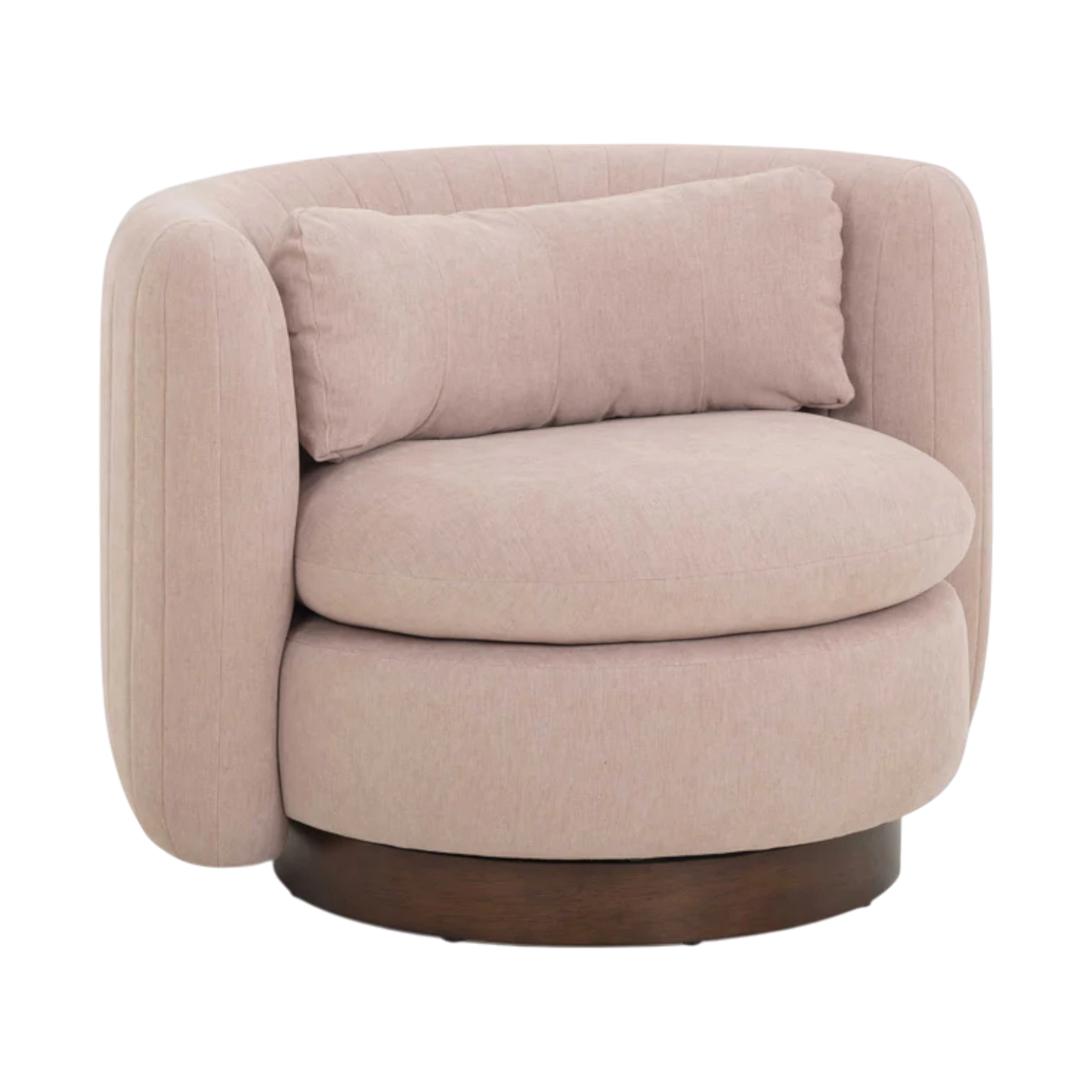 Valeria Chenille Swivel Lounge Chair