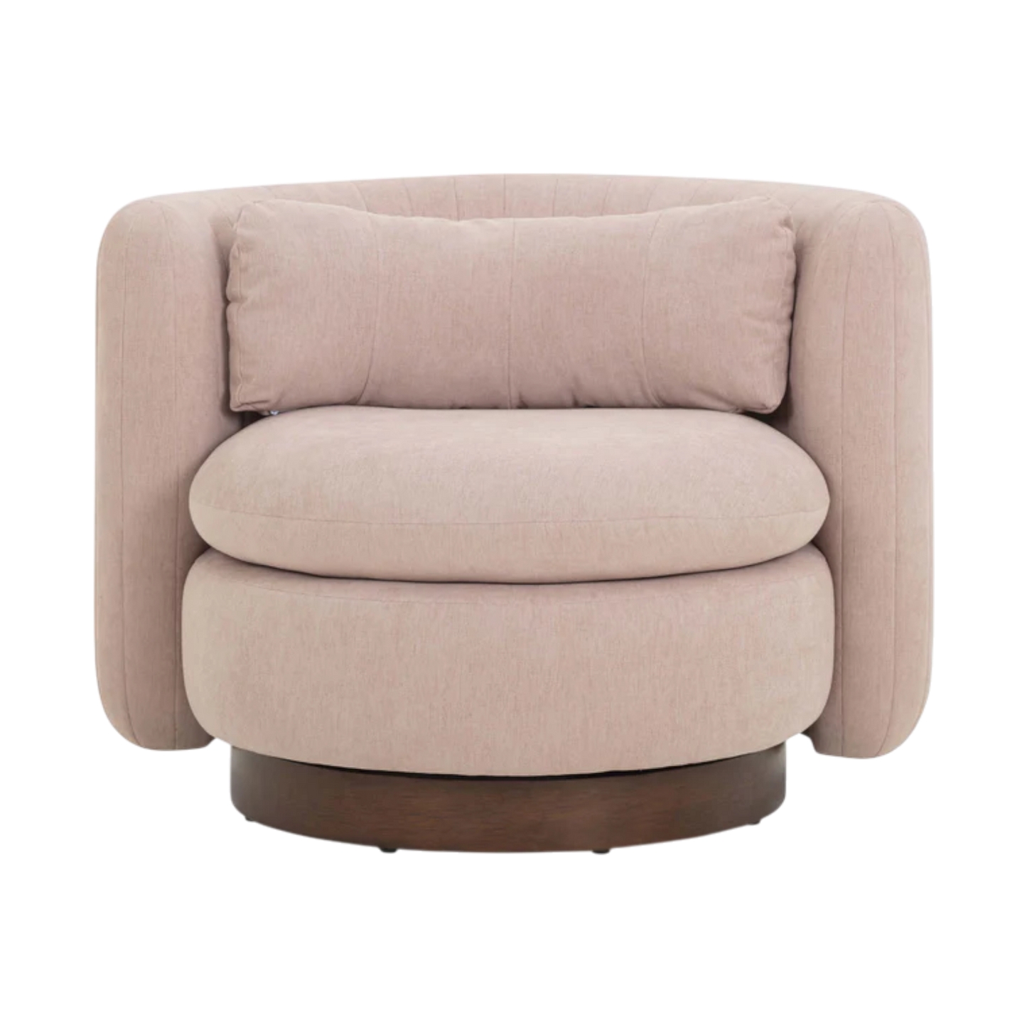 Valeria Chenille Swivel Lounge Chair