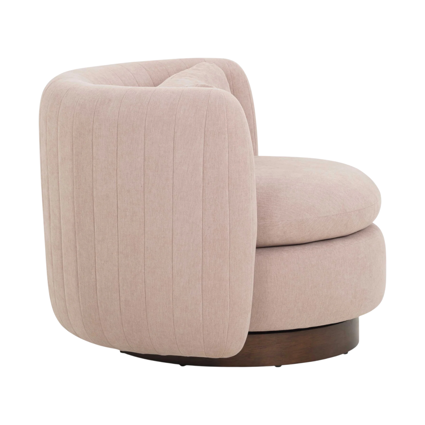 Valeria Chenille Swivel Lounge Chair