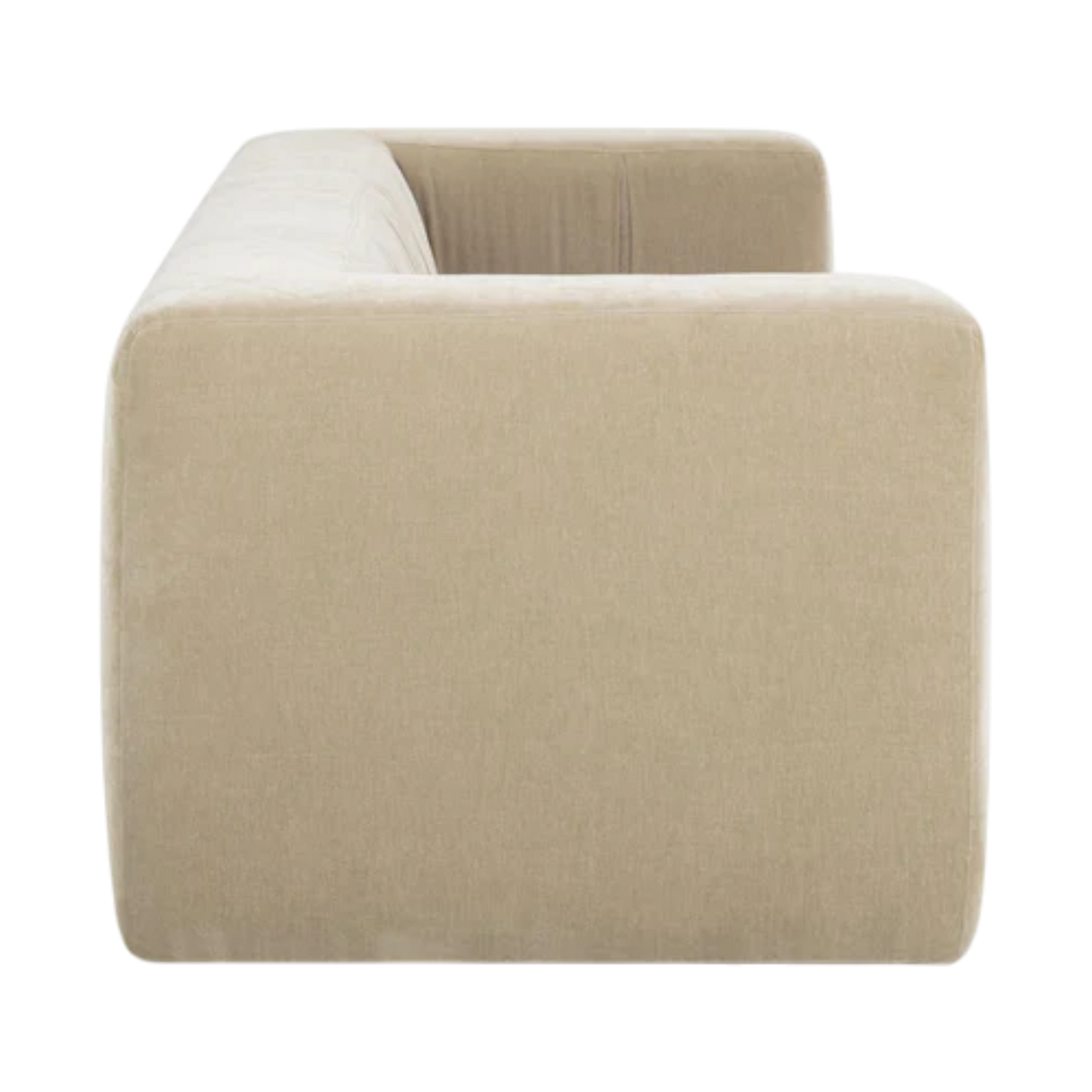 Calista Upcycled Chenille Sand Sofa