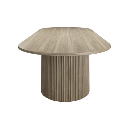 Oxford Rectangular XL Dining Table Greige Oak