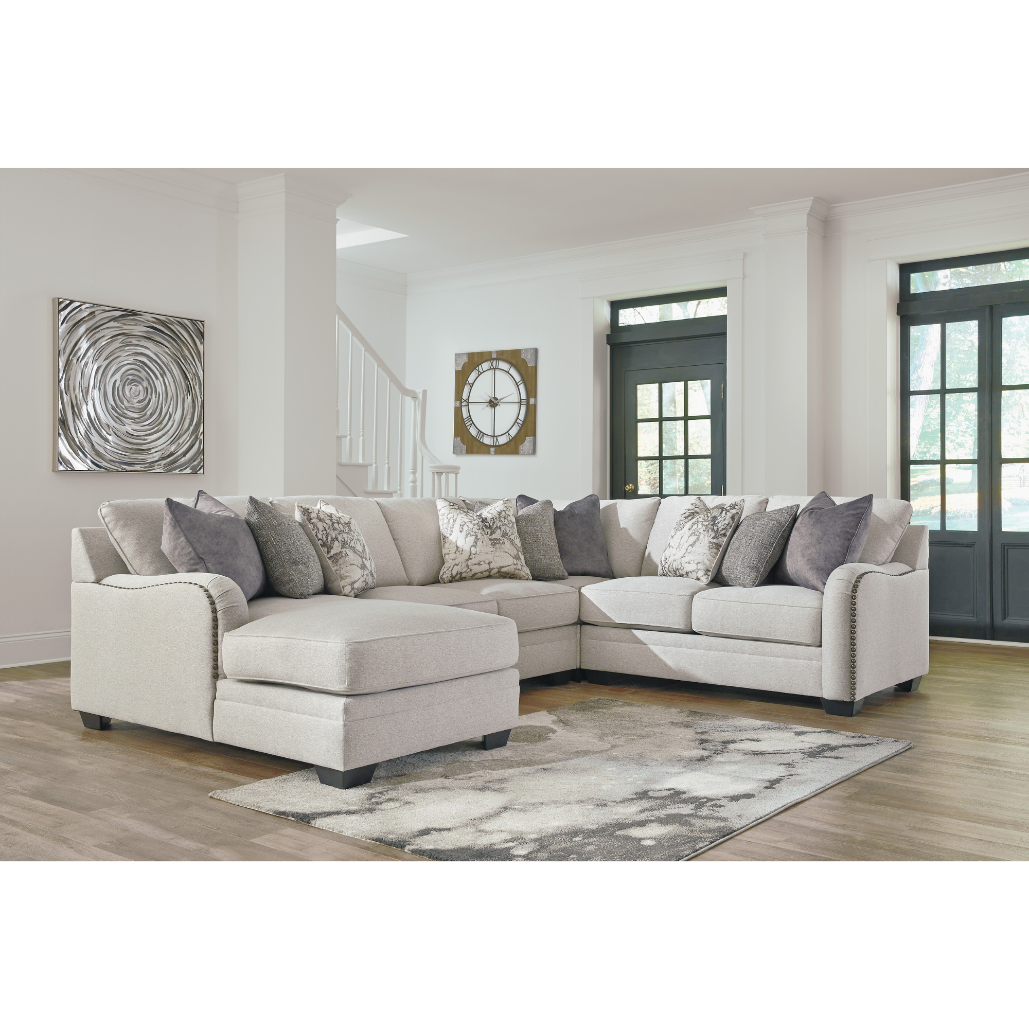 32101S5| Dellara 4-Piece Sectional with Chaise