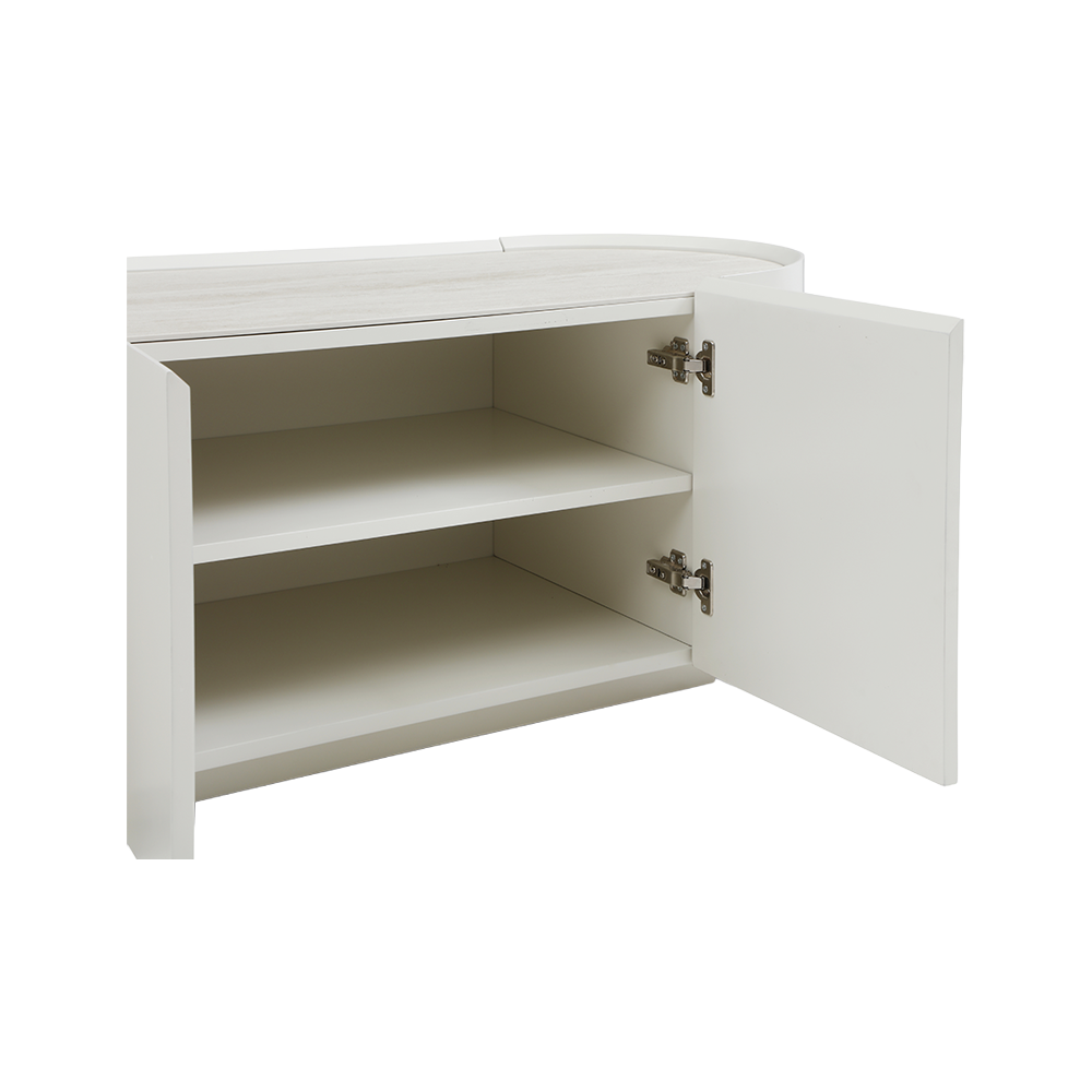 Valmont TV Stand Alabaster