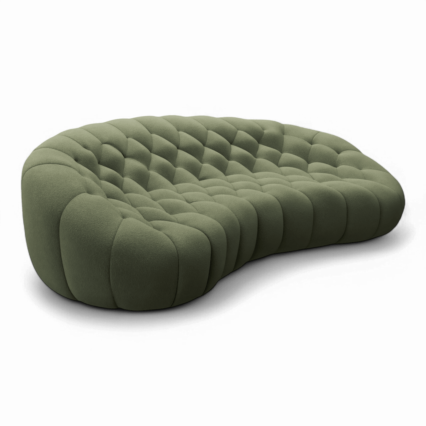 Warby 3 Seater Sofa Green