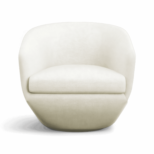 Akira Lounge Chair Off White