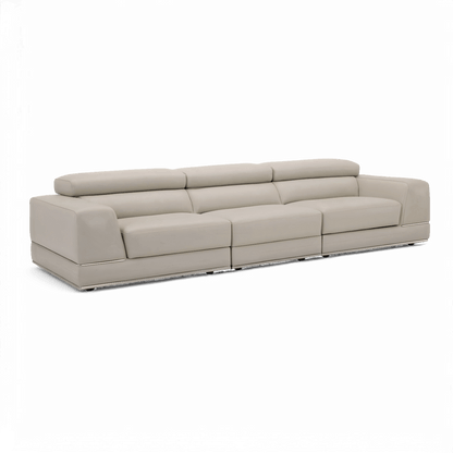 Amadeo 3-Piece Modular Sofa Light Gray