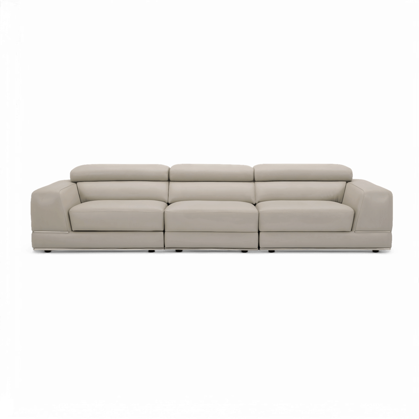 Amadeo 3-Piece Modular Sofa Light Gray