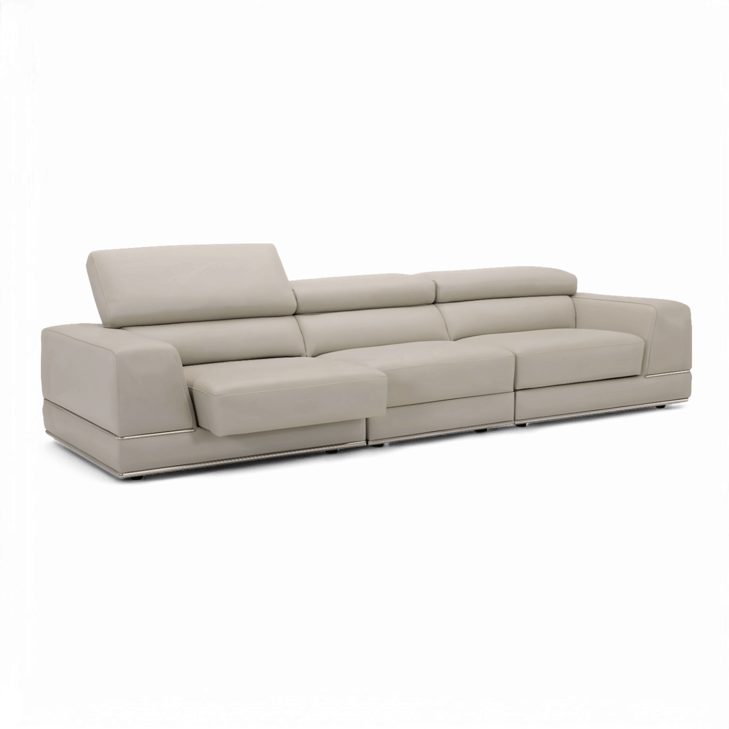 Amadeo 3-Piece Modular Sofa Light Gray