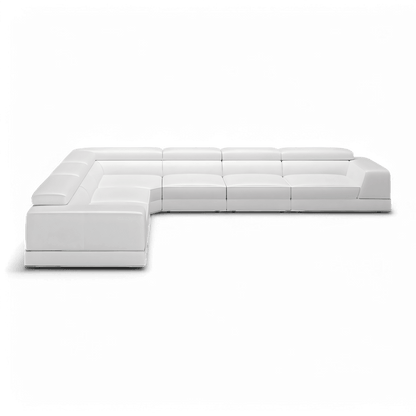 Amadeo Extended Modular Sectional Sofa White