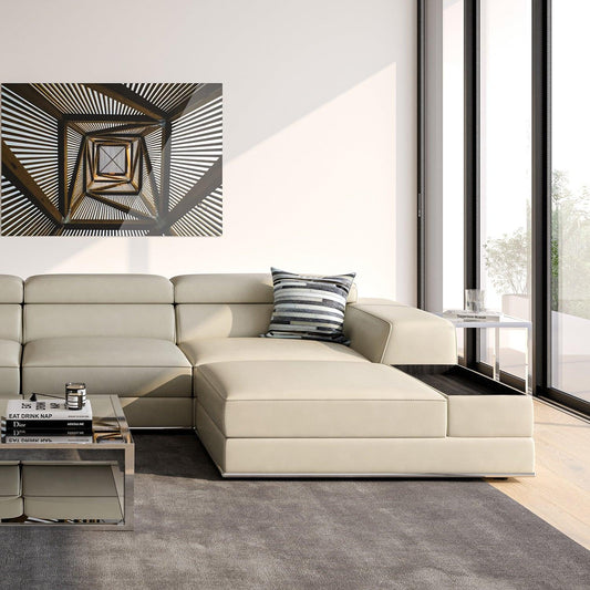 Amadeo Ottoman Light Gray