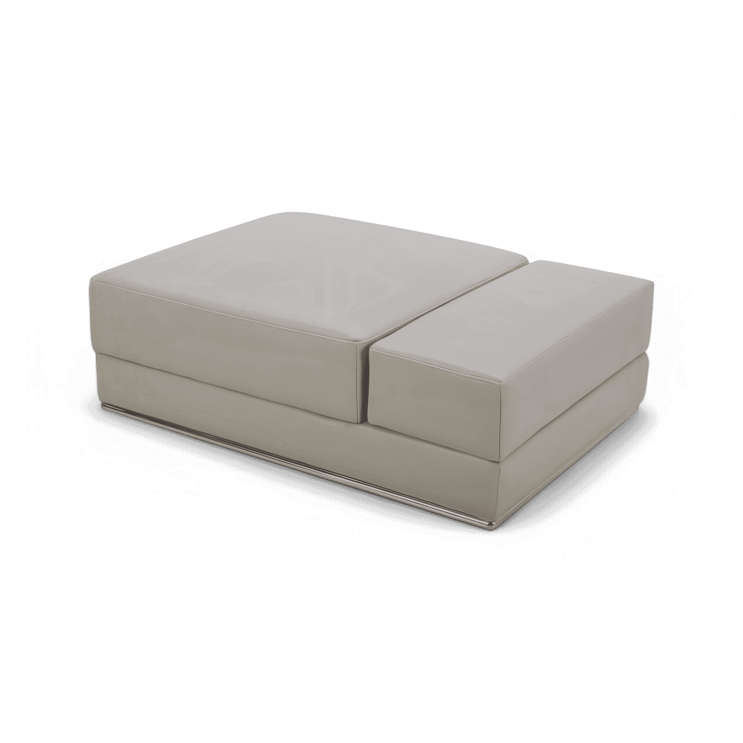 Amadeo Ottoman Light Gray