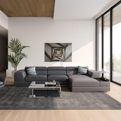 Amadeo 3-Piece Modular Sofa Elephant Gray