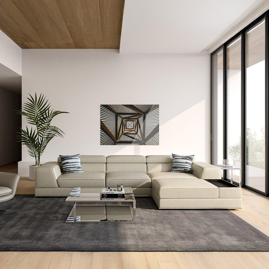 Amadeo Modular Sectional Sofa Light Gray