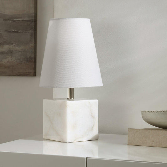 Arbor Table Lamp White & Marble