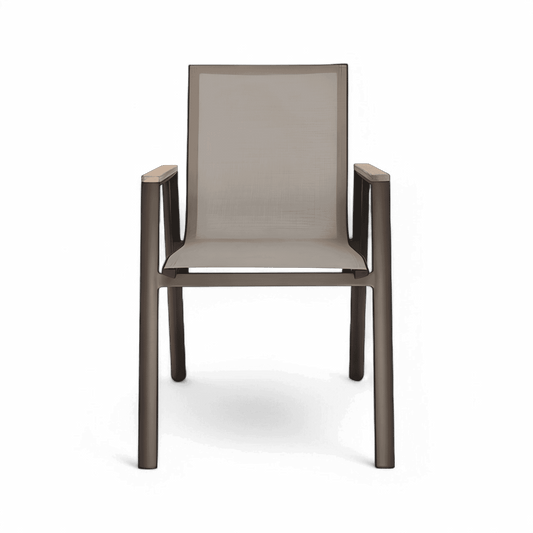Aviana Outdoor Dining Chair Taupe