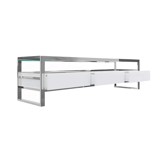 Bari TV Stand White