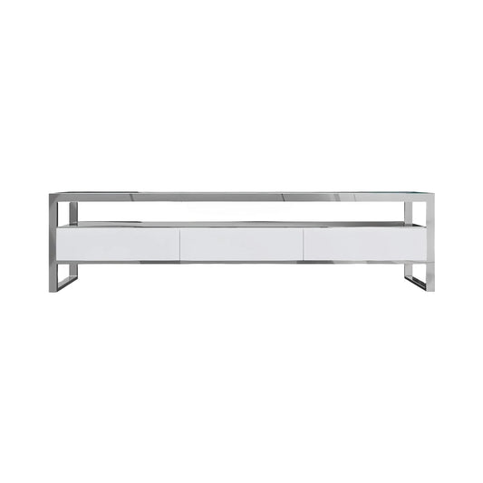 Bari TV Stand White