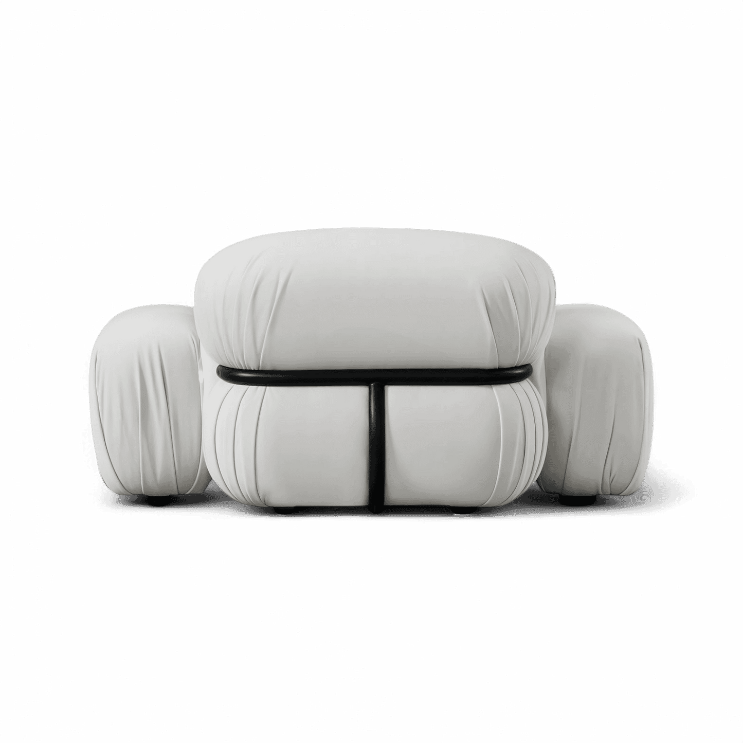 Rune Lounge Chair Off White Velvet