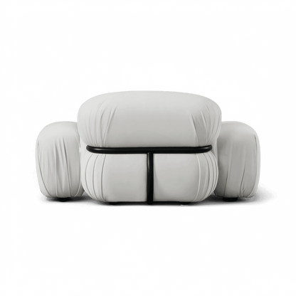 Rune Lounge Chair Off White Velvet