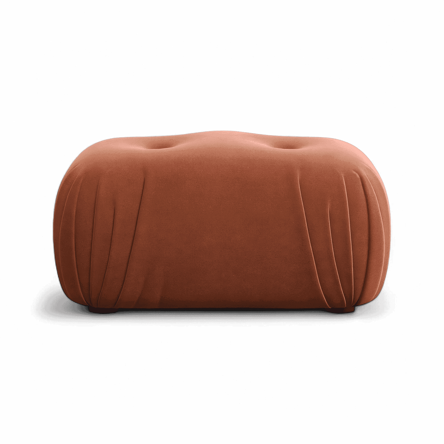 Rune Ottoman Terracotta Velvet
