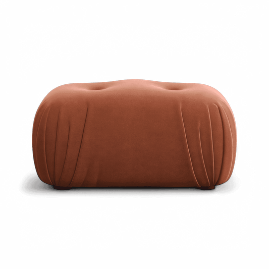 Rune Ottoman Terracotta Velvet