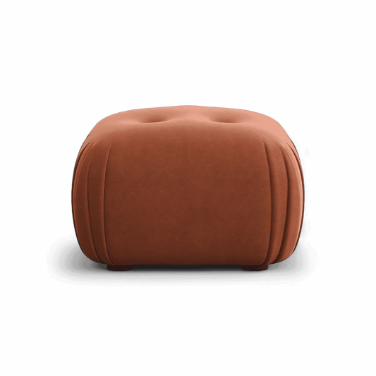 Rune Ottoman Terracotta Velvet