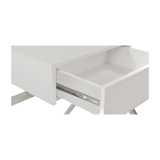 Edison Office Desk White