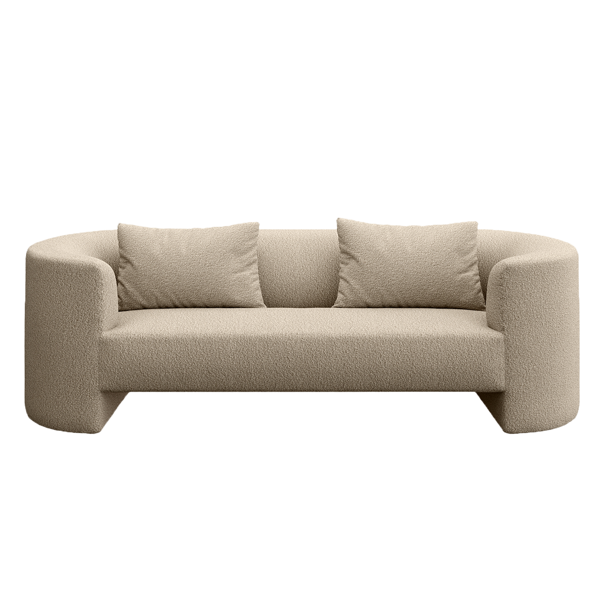 Elora 3 Seater Sofa Greige Boucle