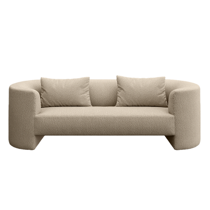 Elora 3 Seater Sofa Greige Boucle