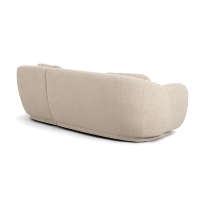Etrusca Sectional Sofa Cream Boucle