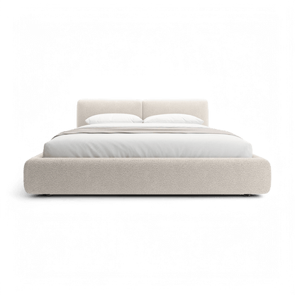 Gabriele Bed White Boucle
