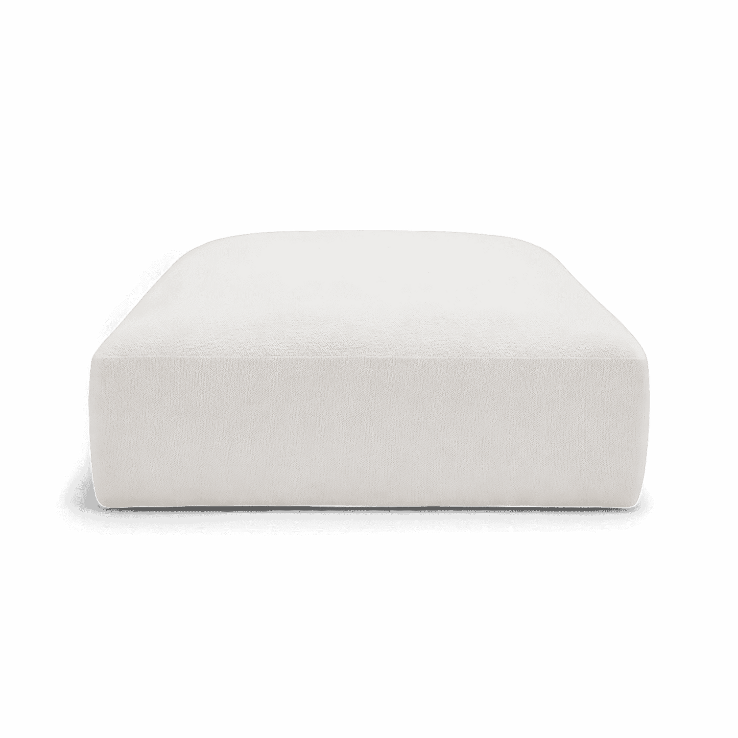 Gabriele Ottoman White Boucle