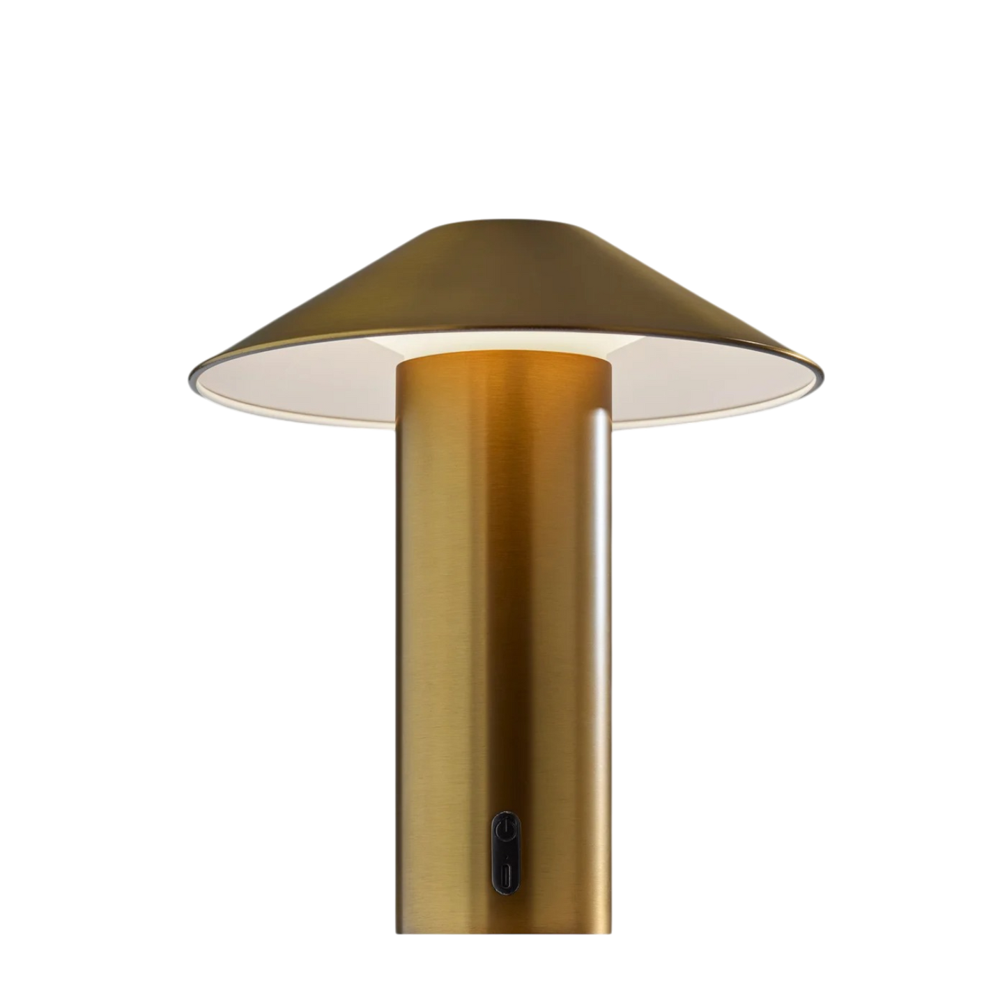 Tiller Brass Cordless Table Lamp