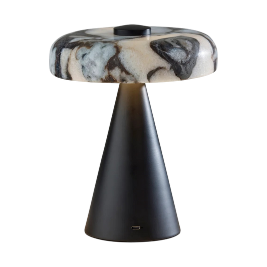 Stratum Black Cordless Table Lamp