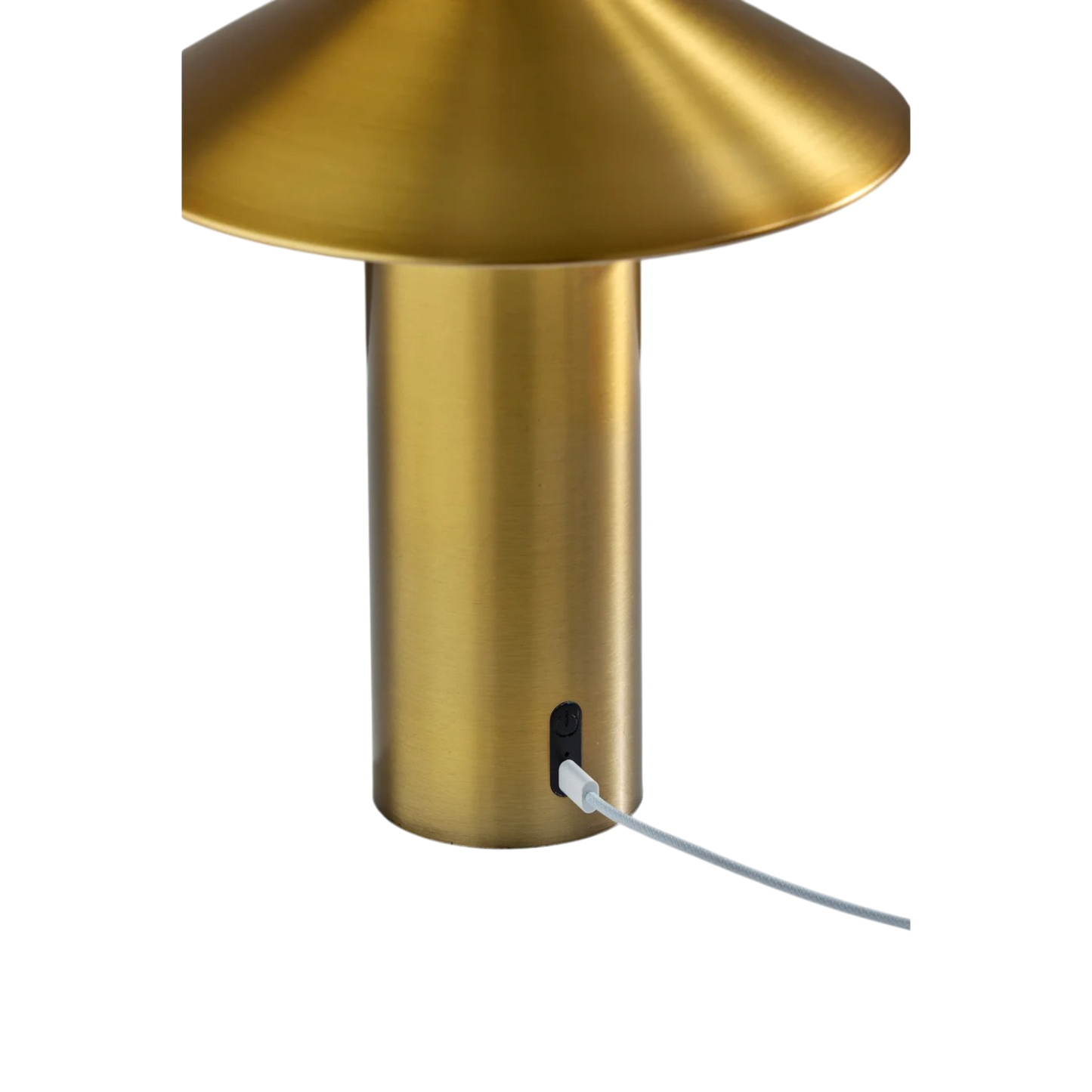Tiller Brass Cordless Table Lamp