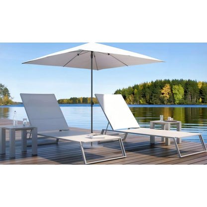 Isa Outdoor Lounger White