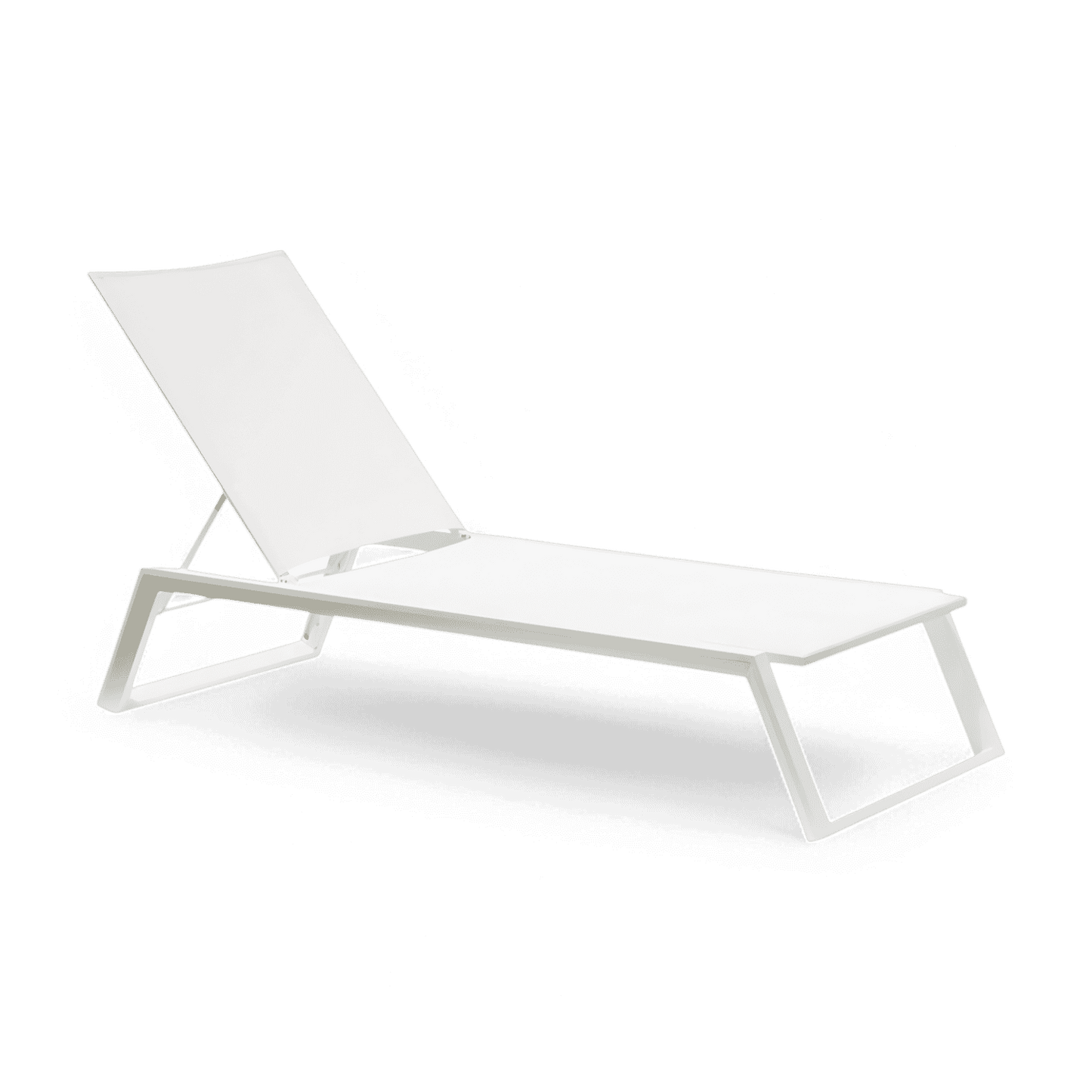 Isa Outdoor Lounger White
