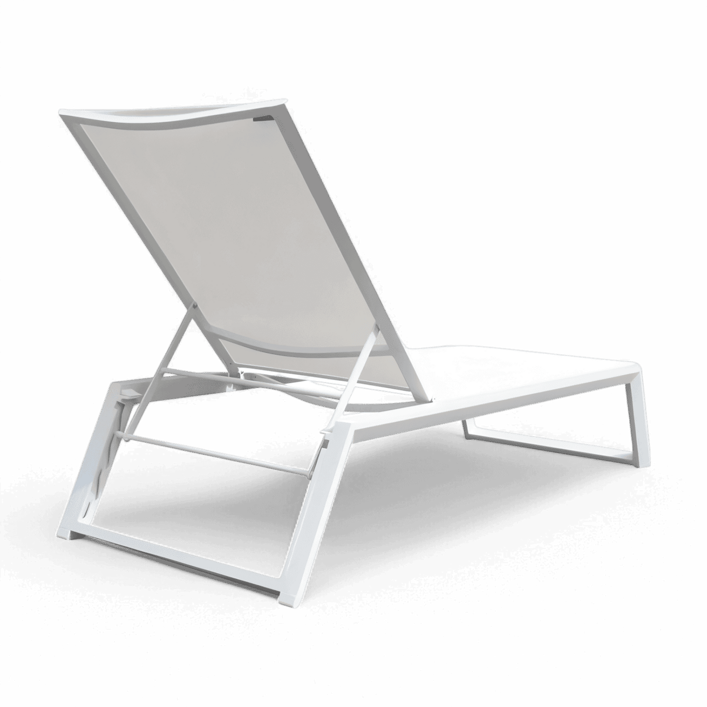 Isa Outdoor Lounger White