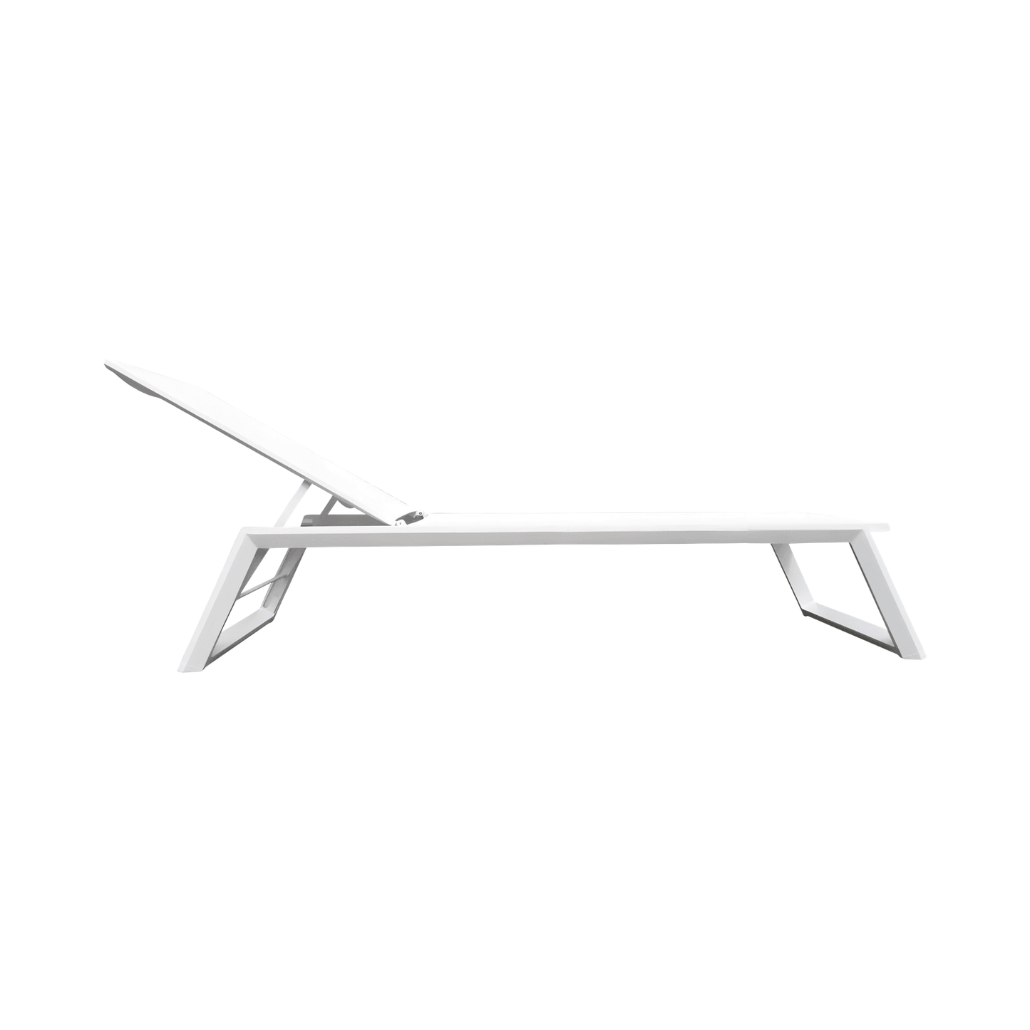 Isa Outdoor Lounger White