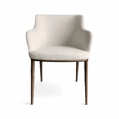 Jade Dining Chair White Boucle