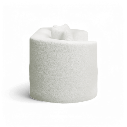 Elora 3 Seater Sofa White Boucle