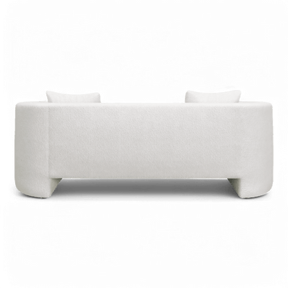 Elora 3 Seater Sofa White Boucle