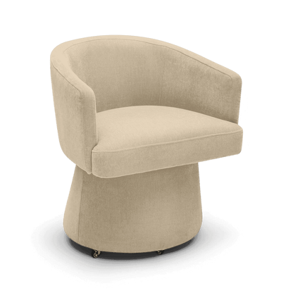 Cosmos Taupe Rolling Desk Chair