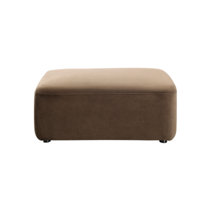 Brunello Large Modular Sofa Brown Velvet