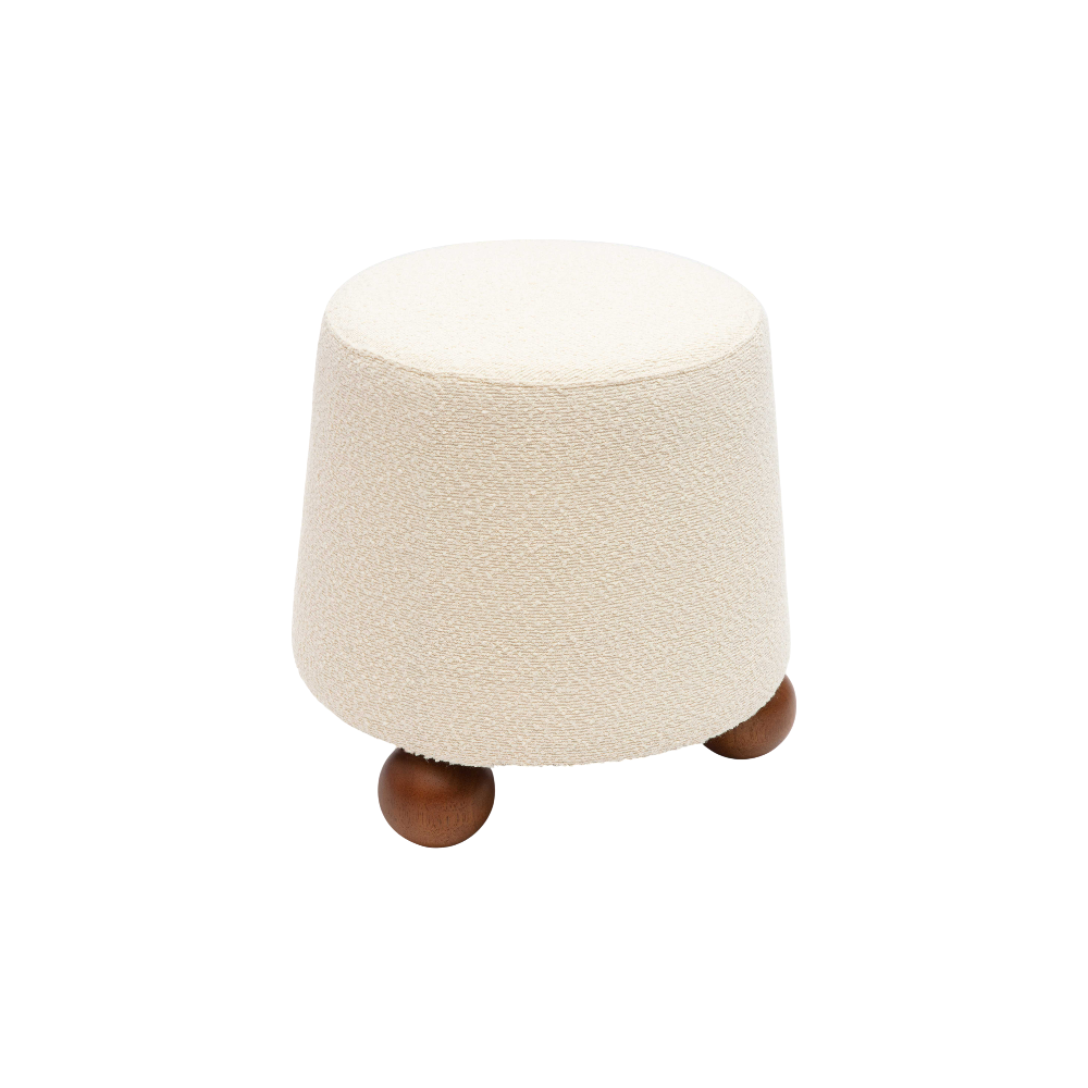 Mell Stool Cream Boucle