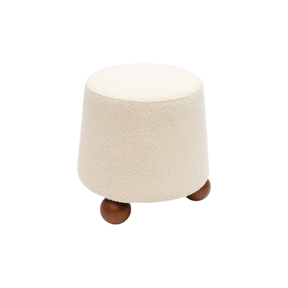 Mell Stool Cream Boucle